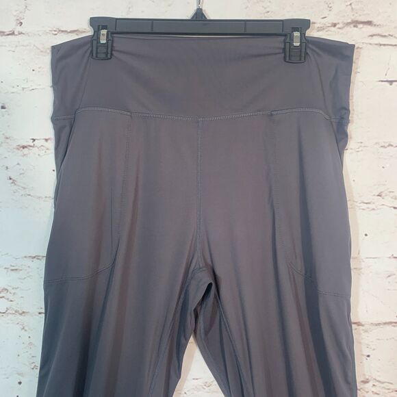 Gradual Joggers Large Gray Pants Lounge Activewear Athleisure Comfy Tapered Legs - Picture 2 of 4